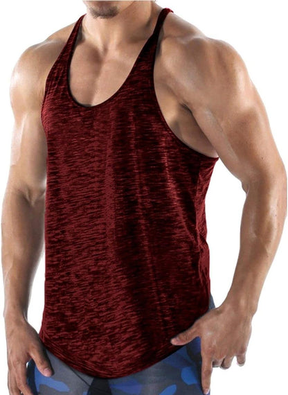 Men'S Gym Tank Tops 1-3 Pack Workout Muscle Tee Training Bodybuilding Fitness Sleeveless T Shirts