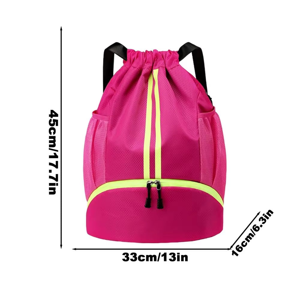 Foldable Waterproof Gym Bag Fitness Backpack Drawstring Shop Pocket Hiking Camping Beach Swimming Men Women Sports Bags