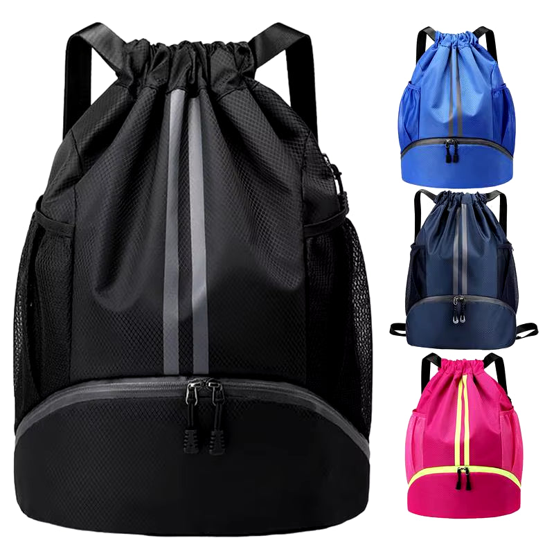 Foldable Waterproof Gym Bag Fitness Backpack Drawstring Shop Pocket Hiking Camping Beach Swimming Men Women Sports Bags